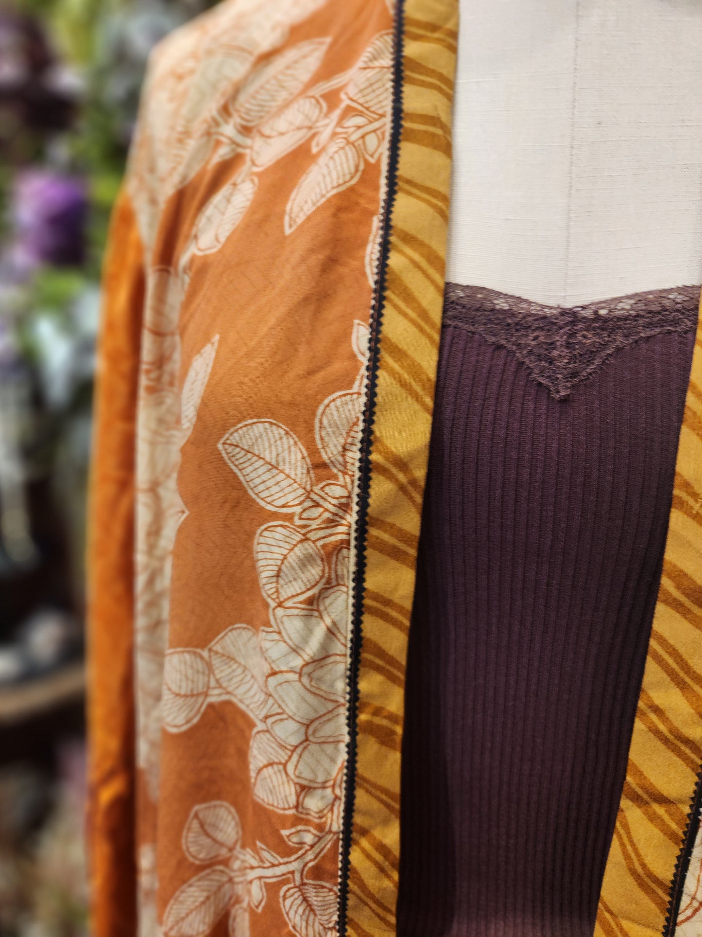 Crepe Sari Evermore Kimono