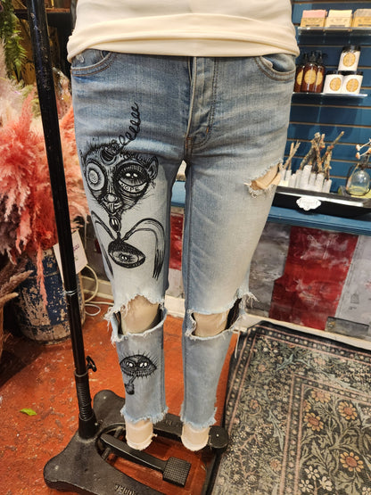 Traumatism Art Nope Skinny Jean