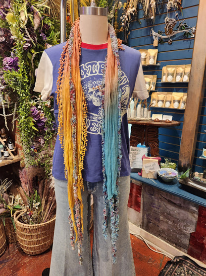 Fringe Scarf - OOAK #25
