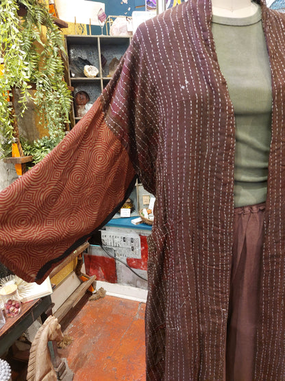 Majestic Caramel Over dye Kimono 1124 123