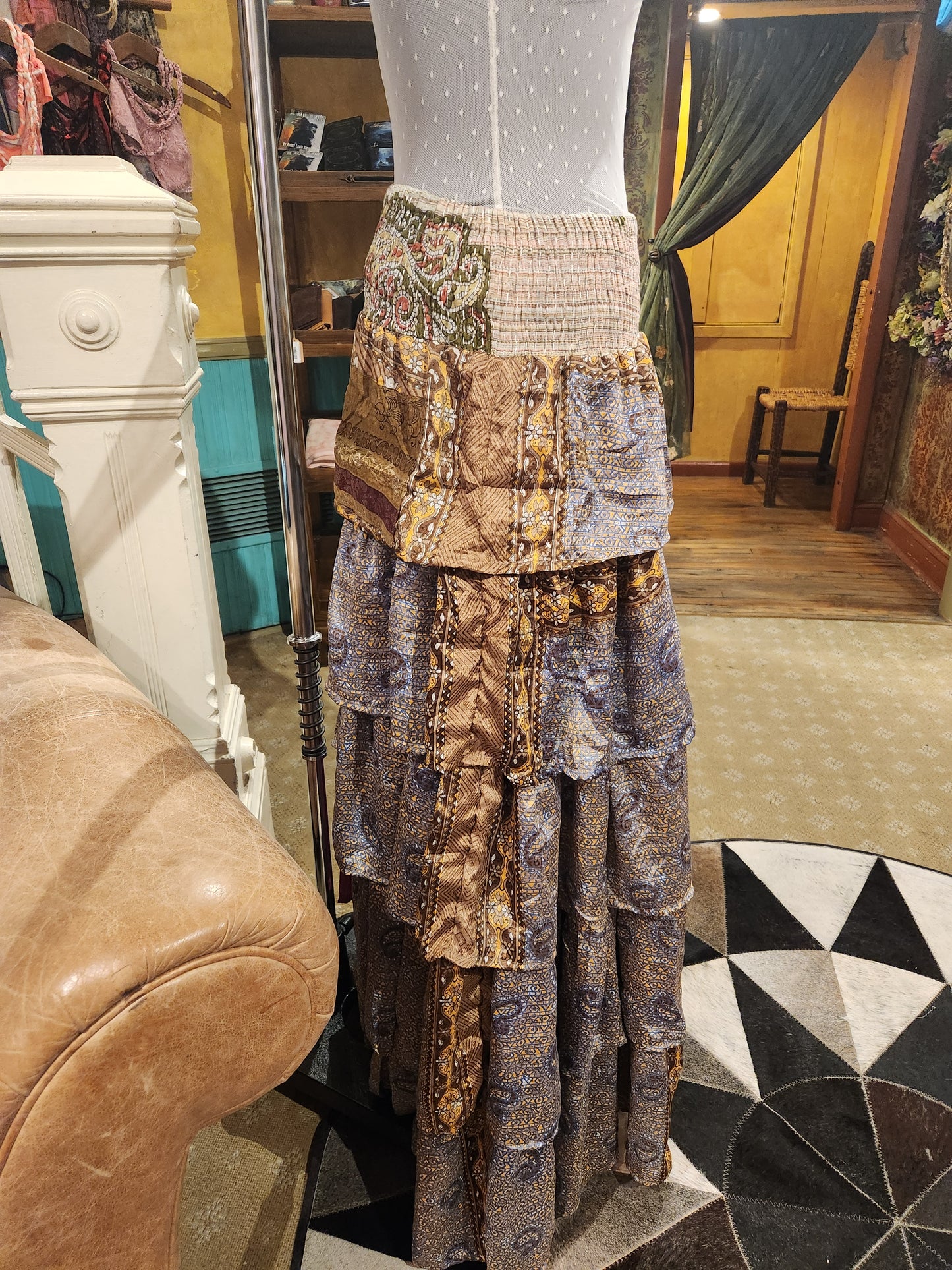 Rasgulla Sari Venus Ruffle Maxi 1125 - 119