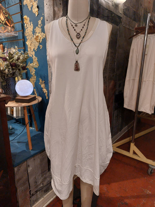 Jumper Dress- Ivory