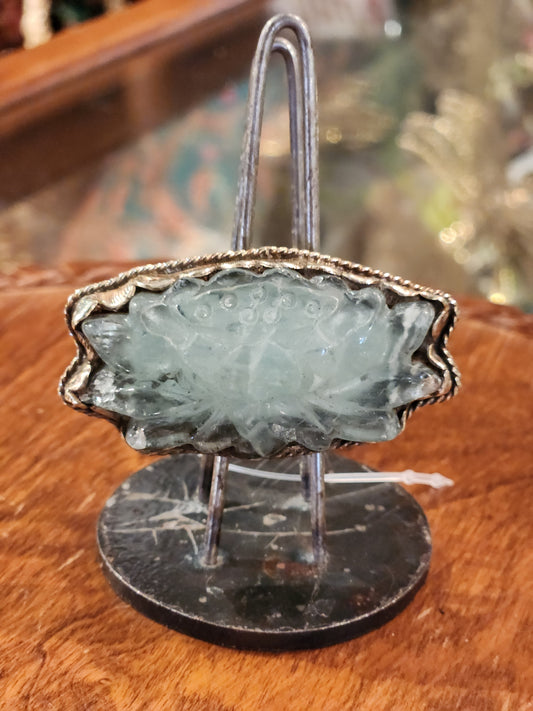 Jade Lotus Ring