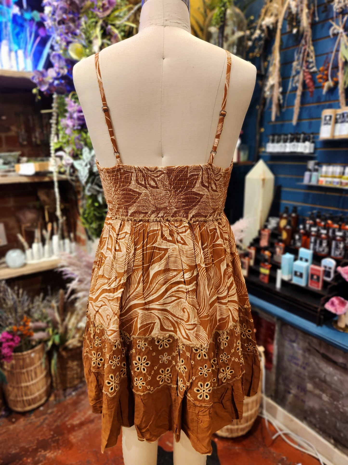 Short Boho Sequin  Dress