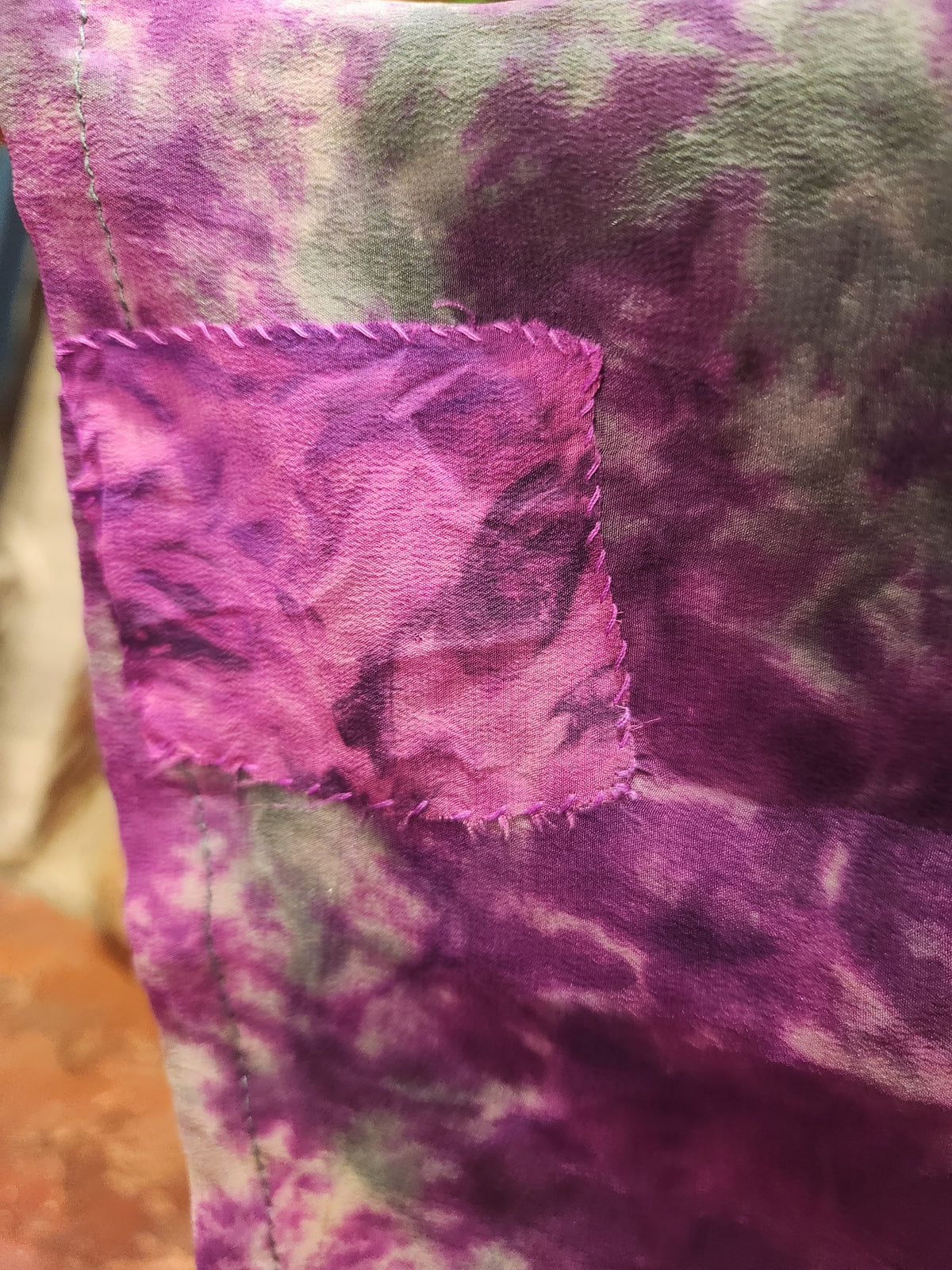 Crepe Sari Hi Lo Butterfly Top 1