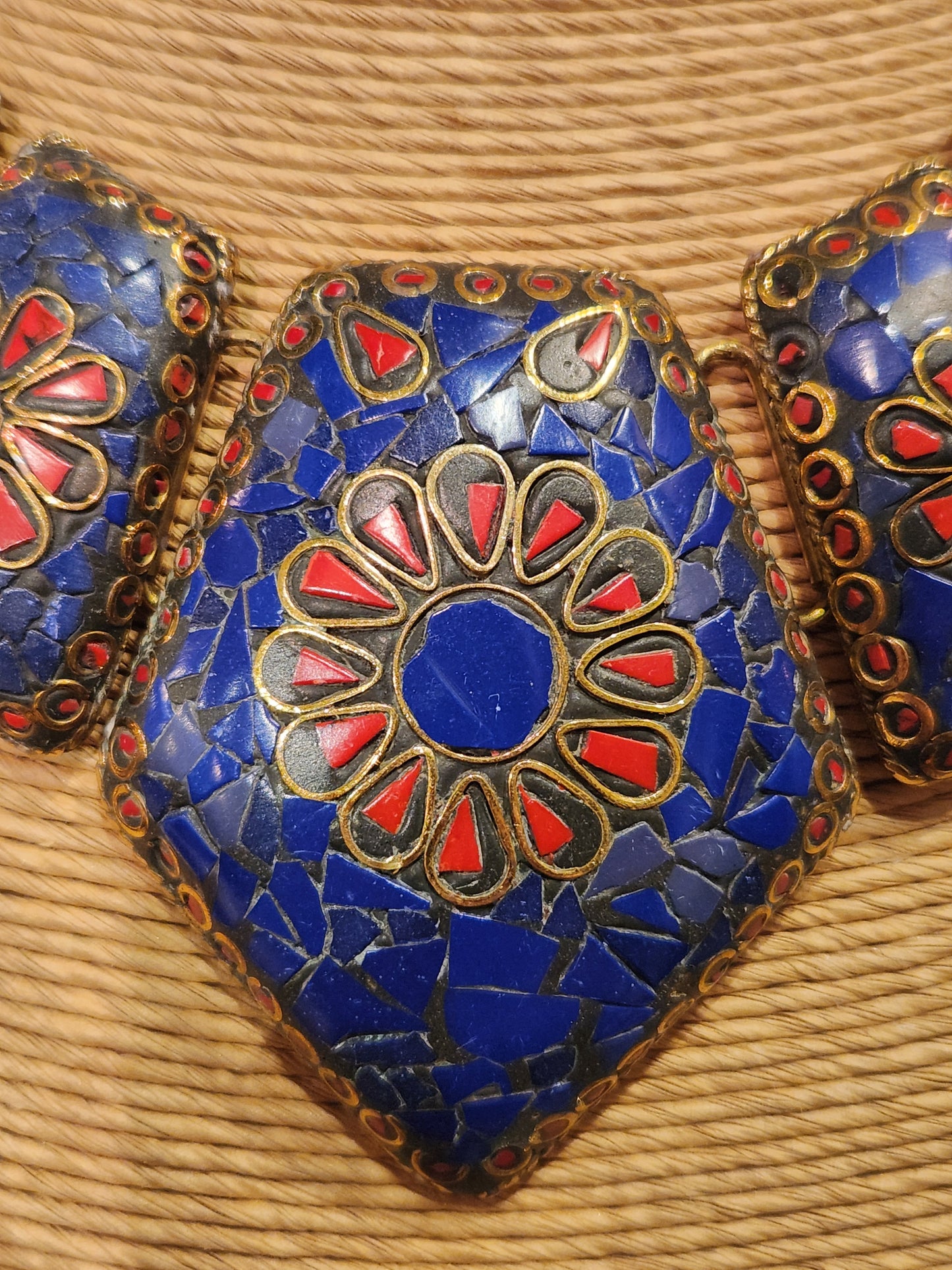 Lapis Lazuli Collar Statement Necklace