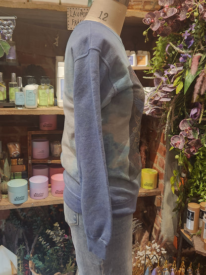 Hand-Dyed Stevie Nicks Graphic Print Sweatshirt