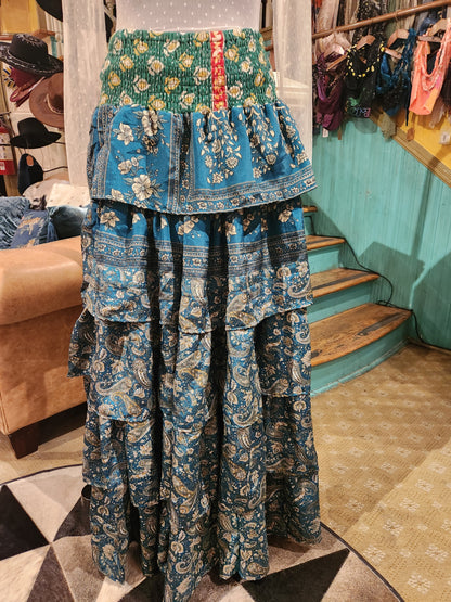 Rasgulla Sari Venus Ruffle Maxi 1125 - 061