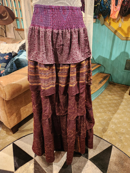 Rasgulla Sari Venus Ruffle Maxi 1125 - 098