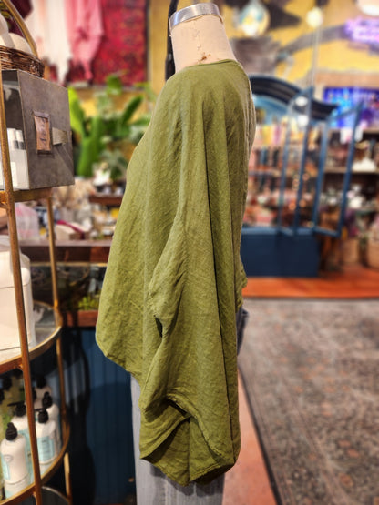 One Pocket Cape Top