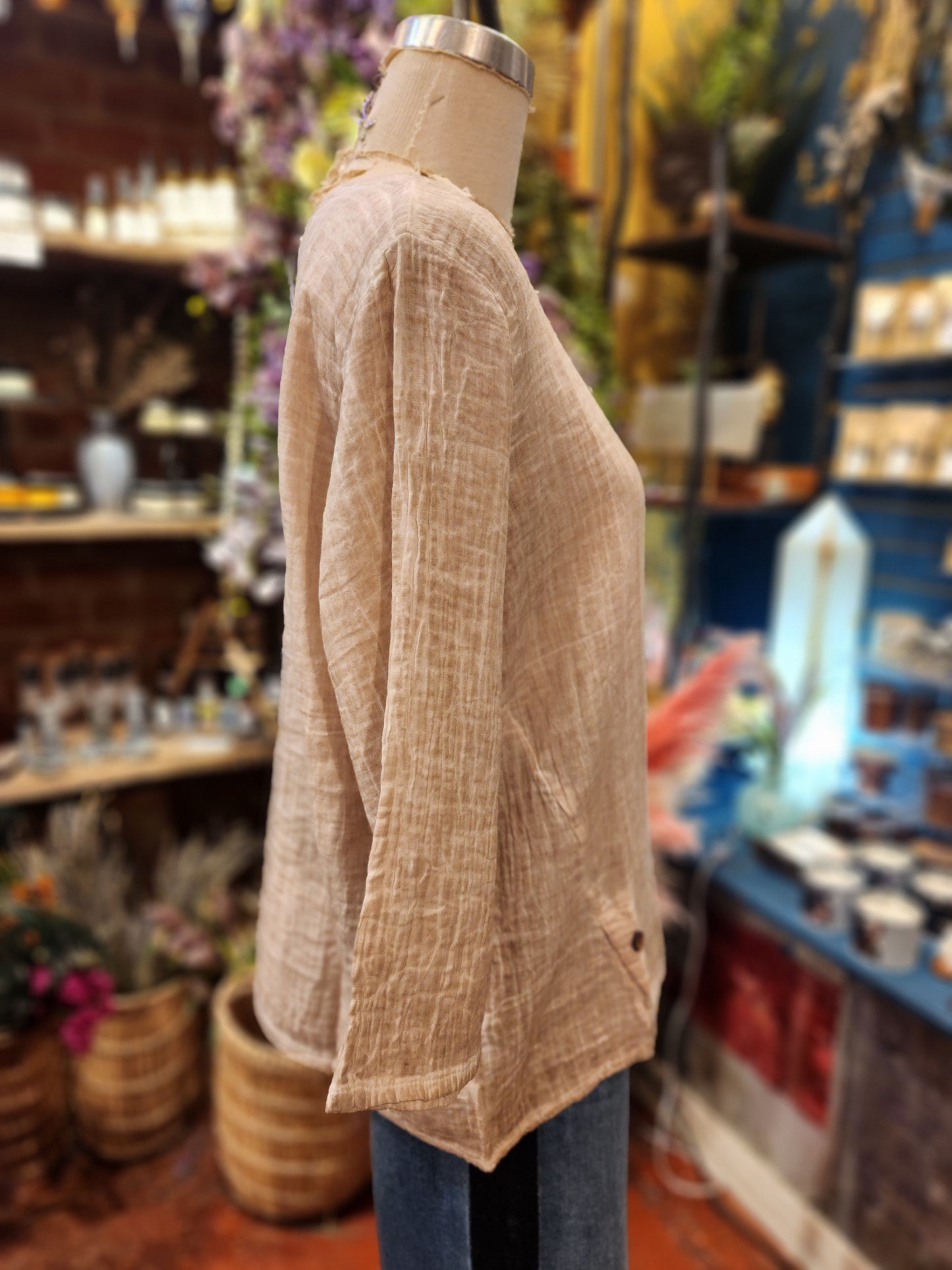 Double Gauze and Graceful Top