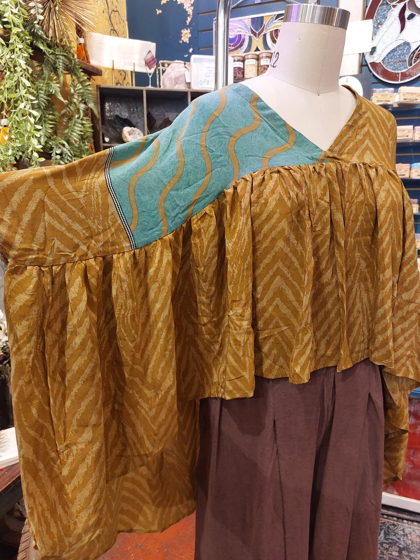 Gold Dust Crop Top 0725 076