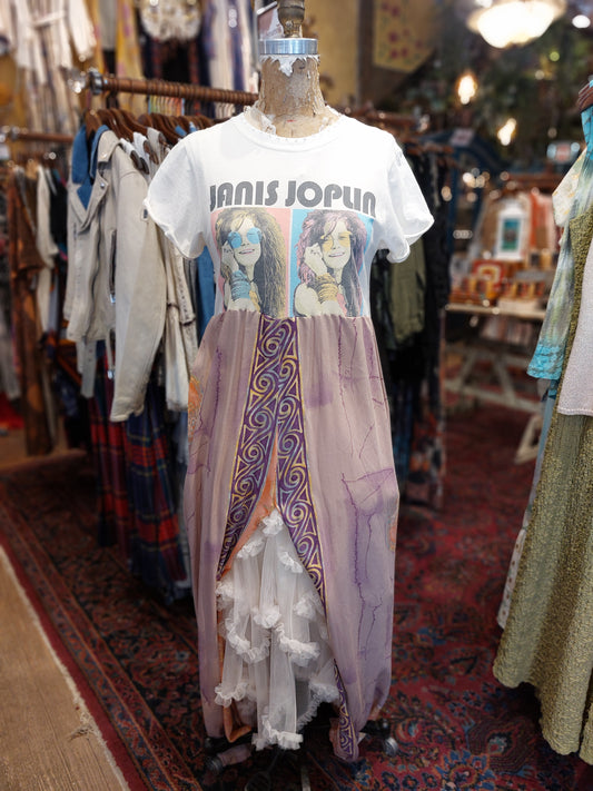 Janis Joplin Split Front Tunic Dress* #57
