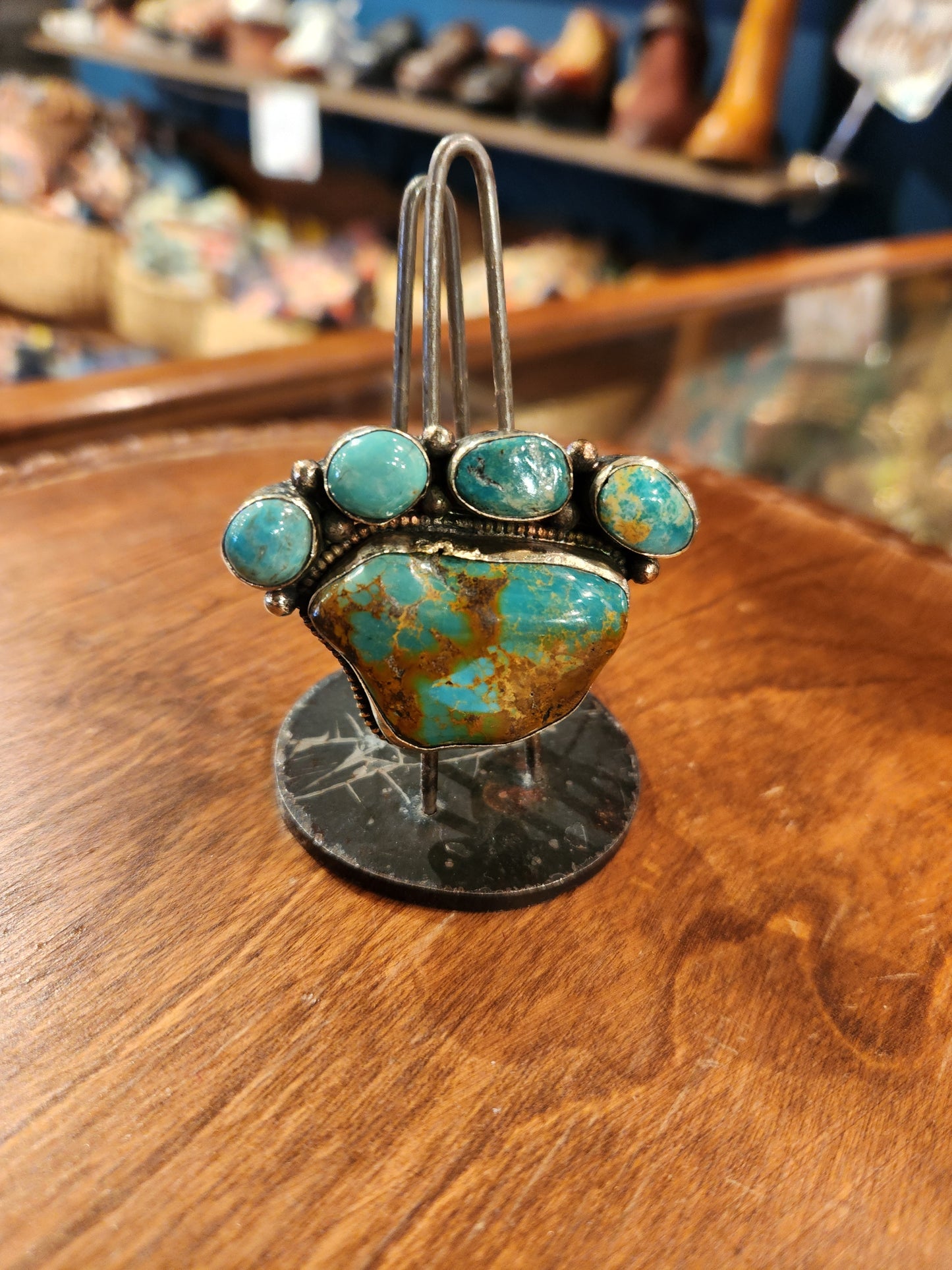 Organic Shaped Turquoise Ring