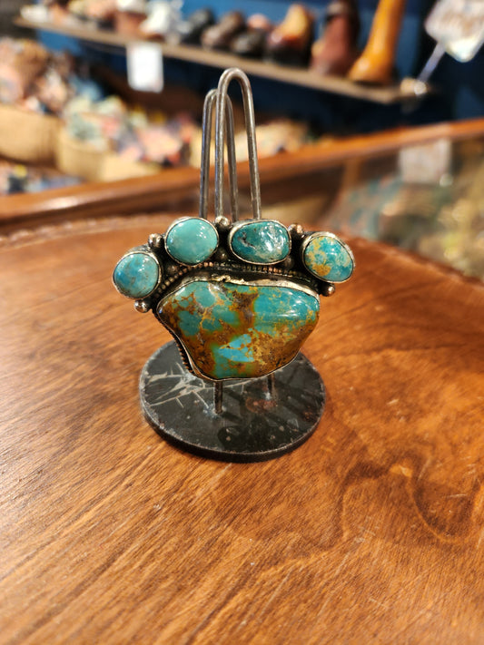 Organic Shaped Turquoise Ring