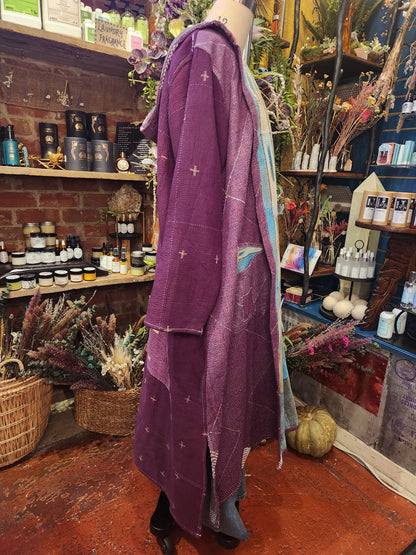 Fine Kantha Rising Sun Coat 1125 212