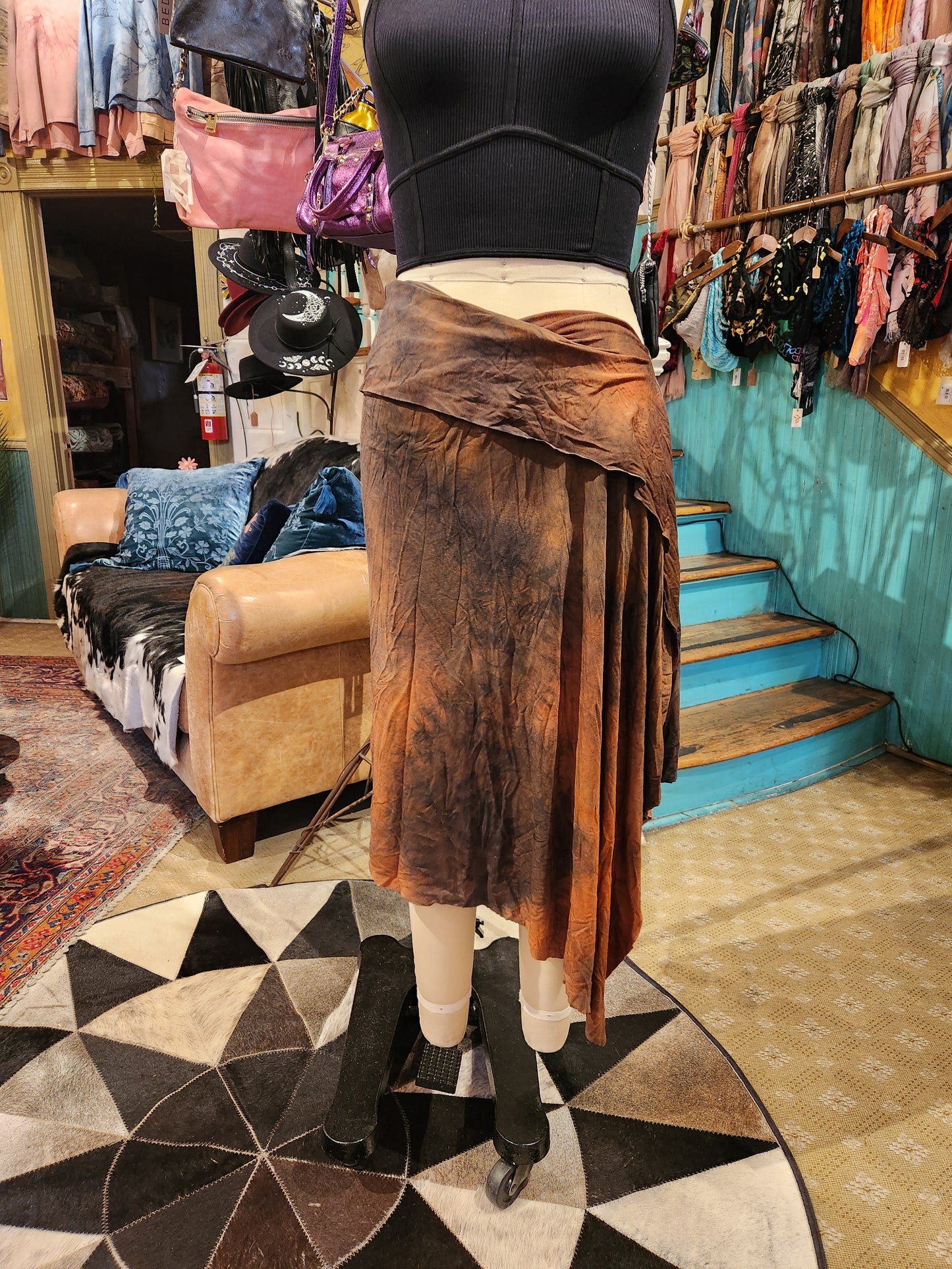 Maxi Athena Skirt - Copper