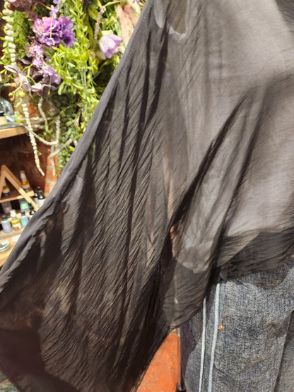 Silk Blend Cape Top  (multiple colors available