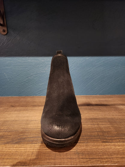 Cabot Boot - Black Suede