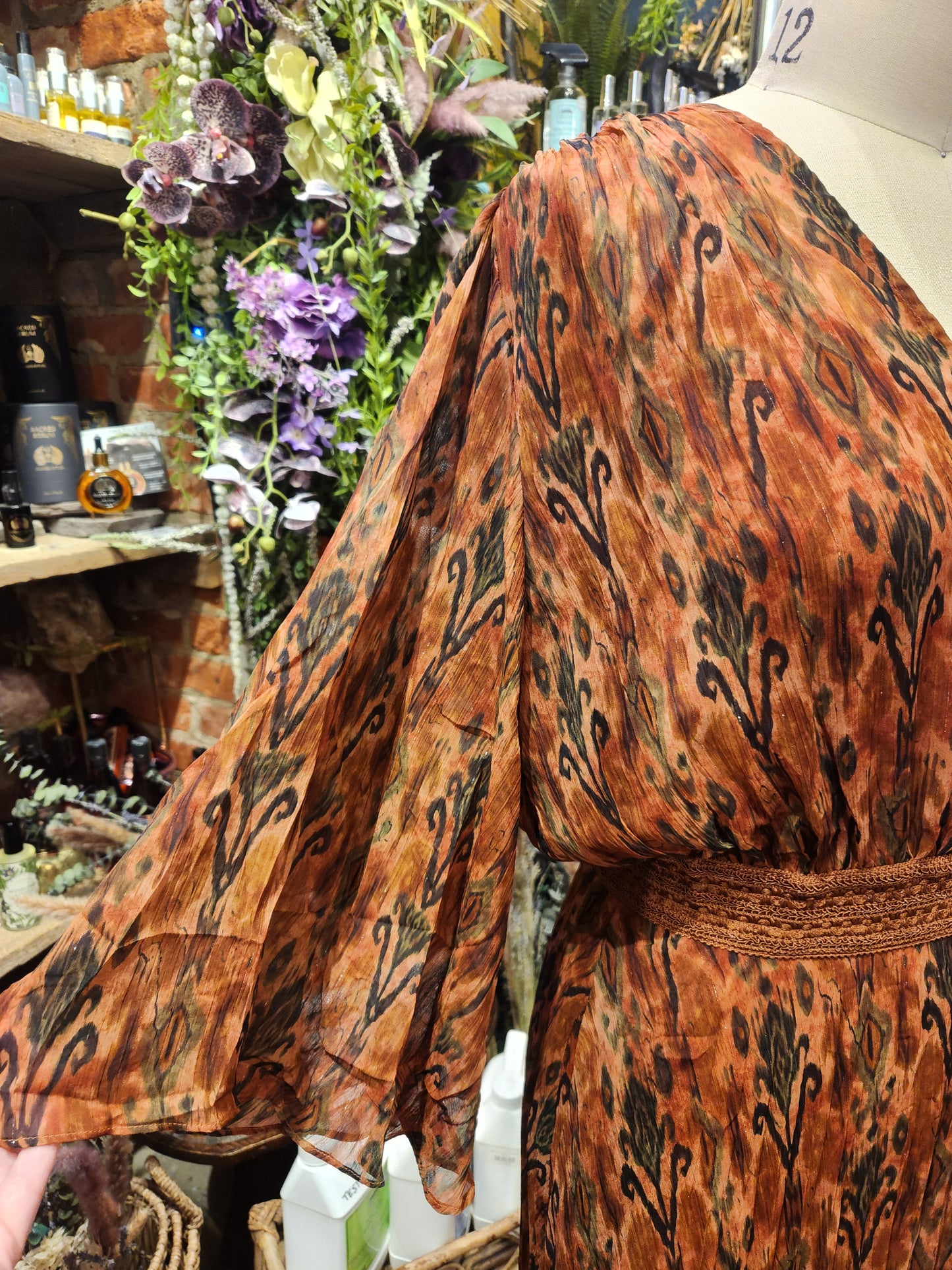 Circe Dress - Rust