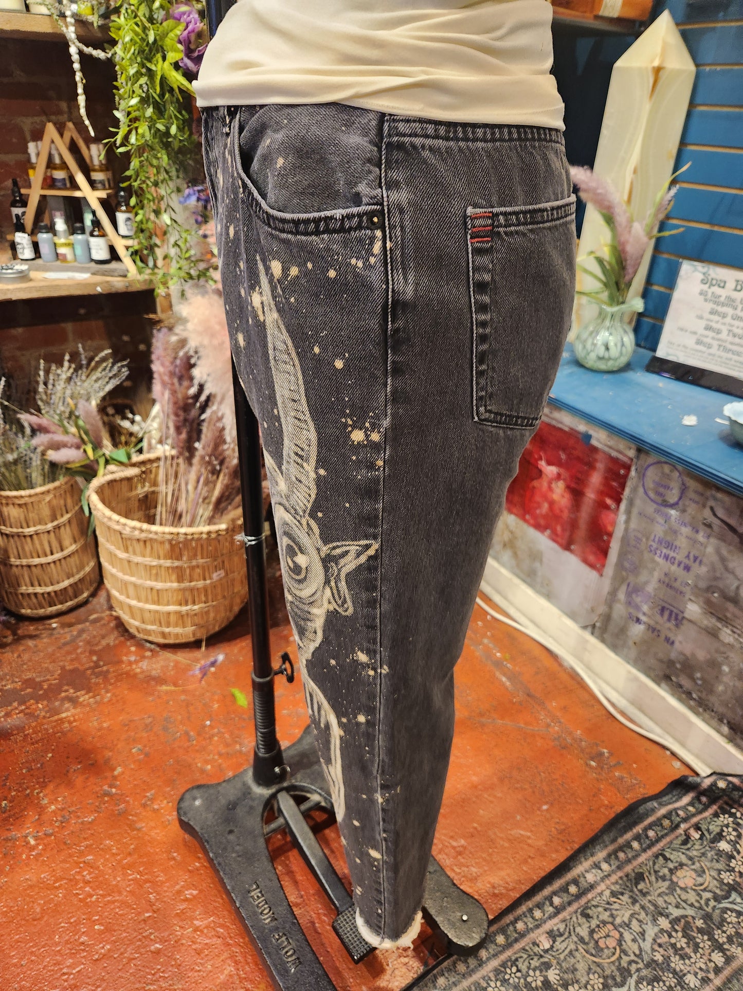 Traumatism Art Tall Teeth Skinny Jean