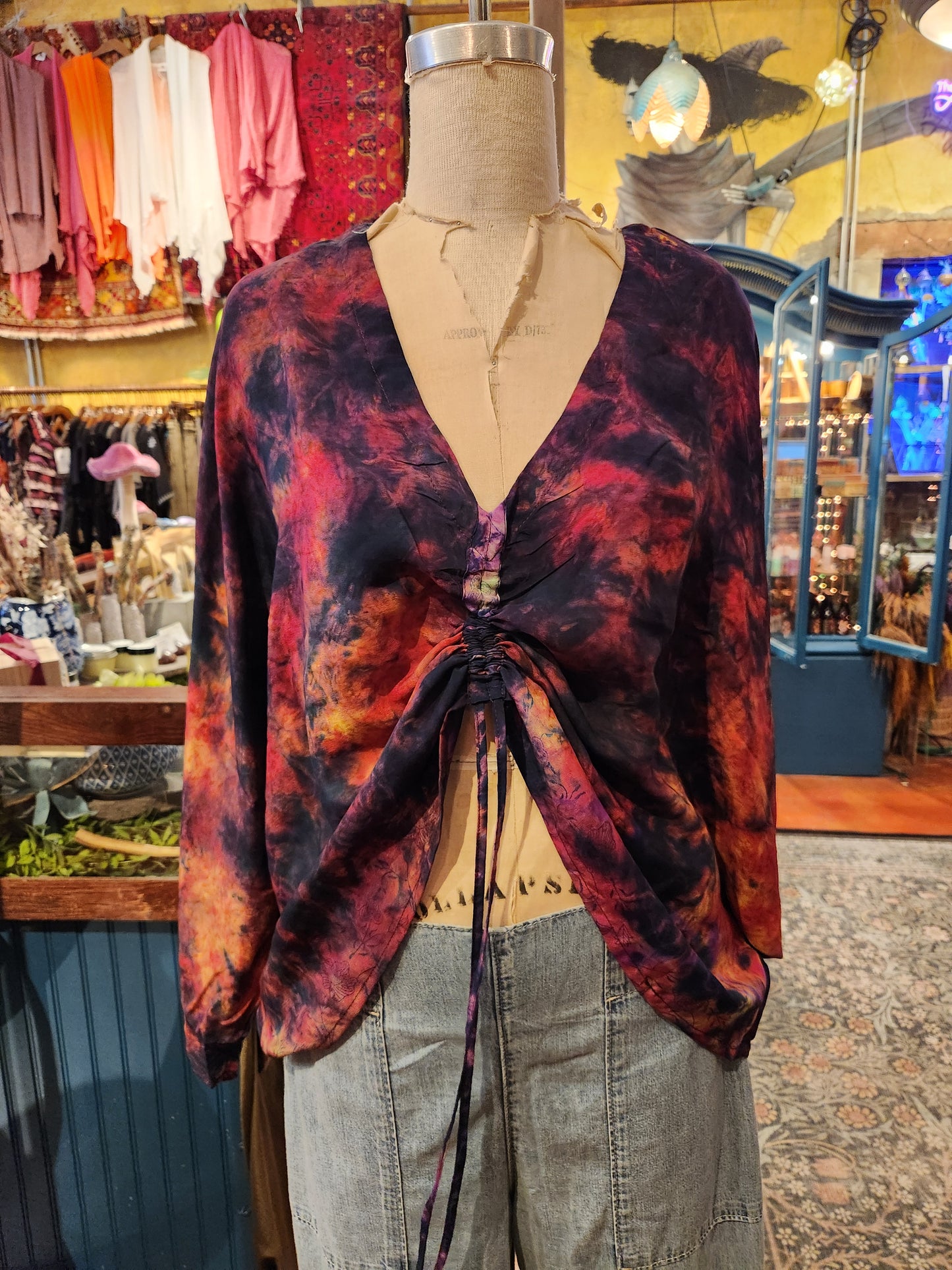 Warm Nebula Butterfly Top