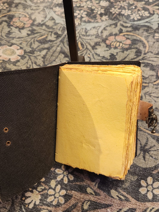 Celestial Moon | Leather Journal | Blank Vintage Notebook