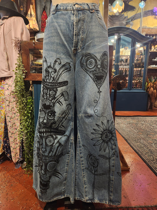Wild Eyed Wonder Free People Slouchy Jean - Joe Casso*