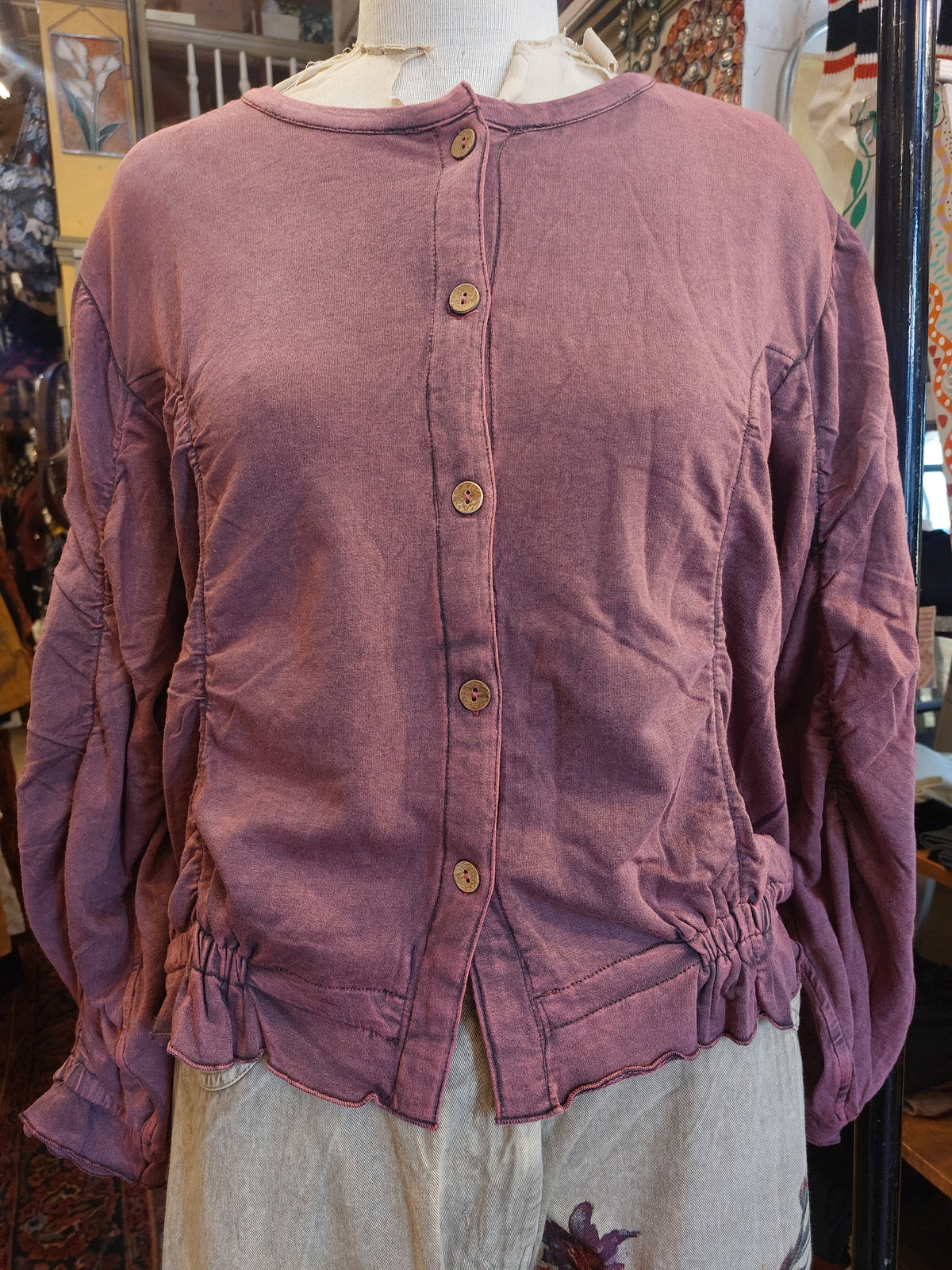 Ruched Short Jacket