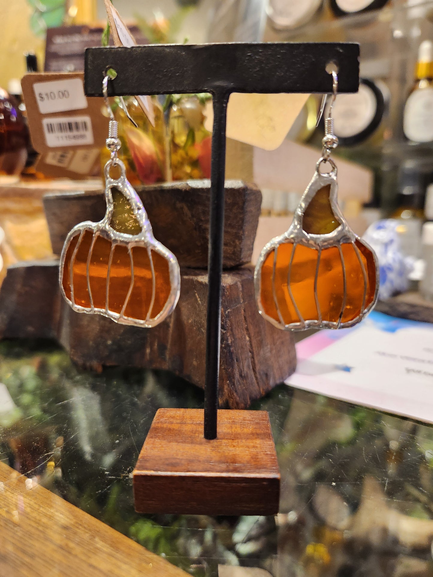 Pumpkin Earrings (2) - *KC40