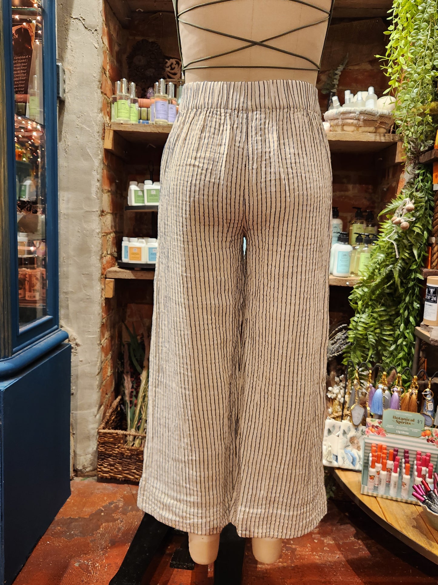 Yucca Crop Pant - Cream