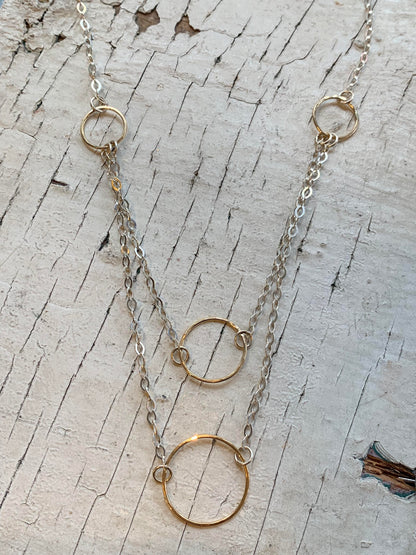 Four Circles Necklace