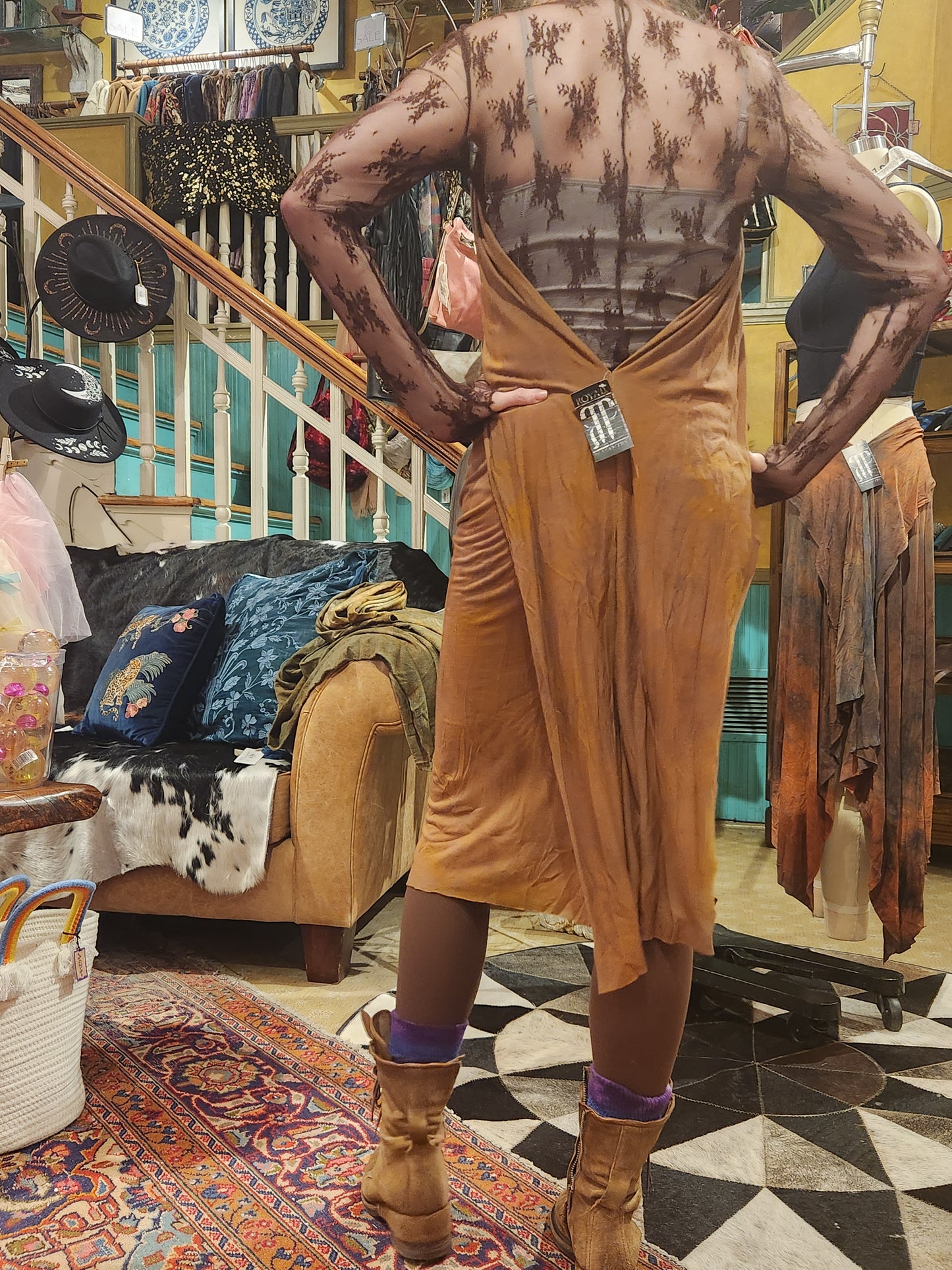 Athena Dress - Copper