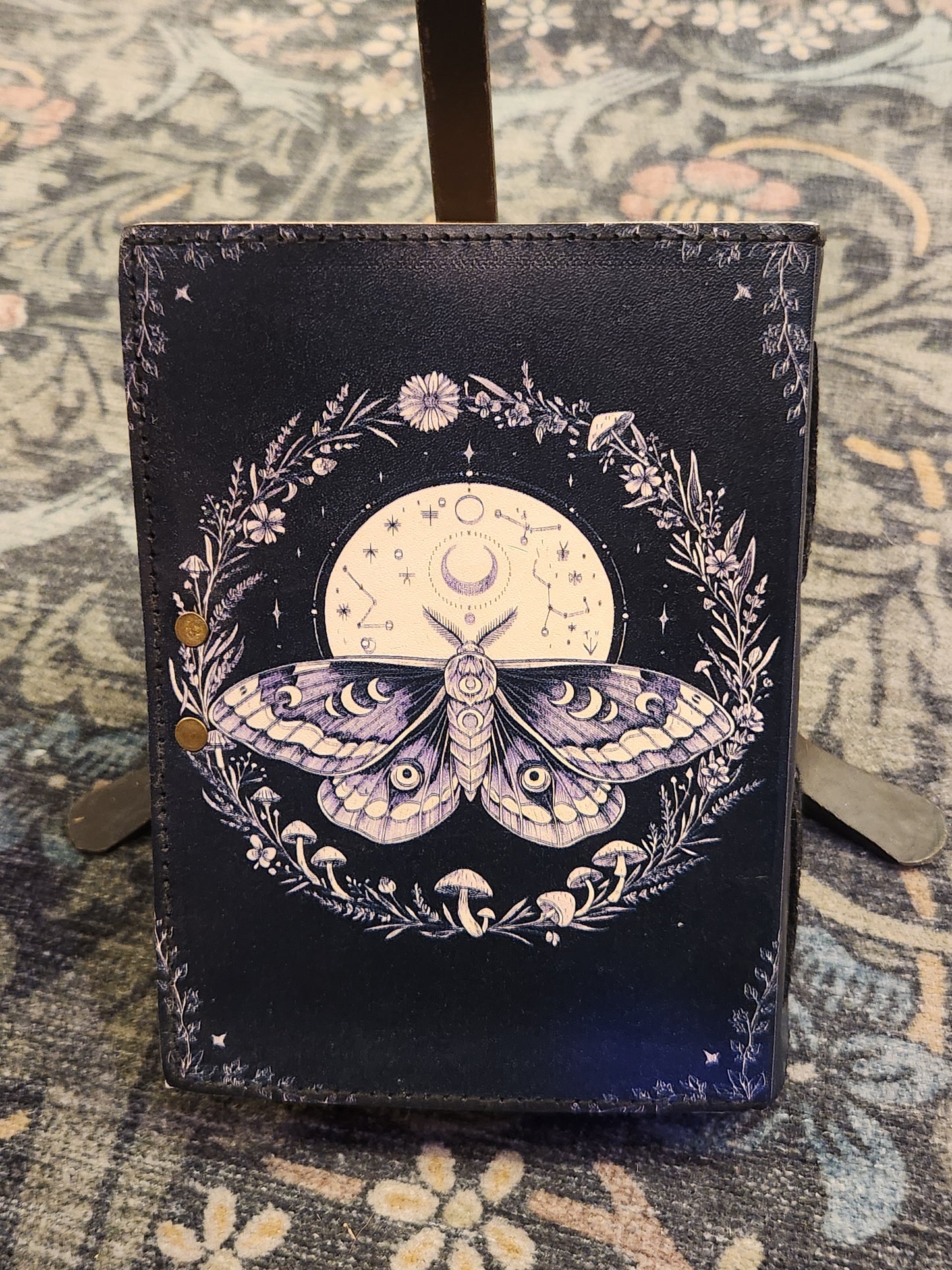 Moth Journal | Leather Journal | Blank Vintage Notebook