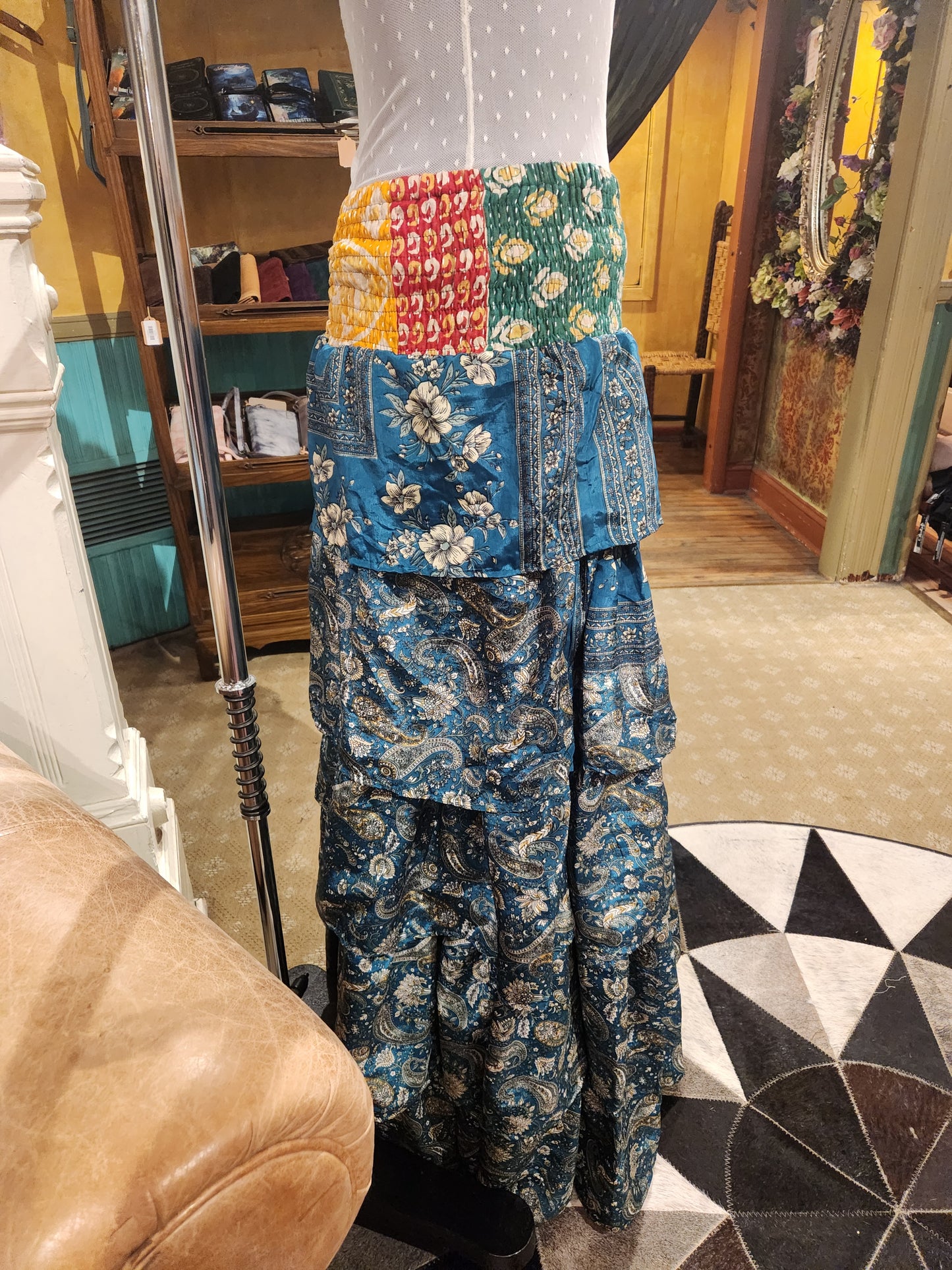 Rasgulla Sari Venus Ruffle Maxi 1125 - 061