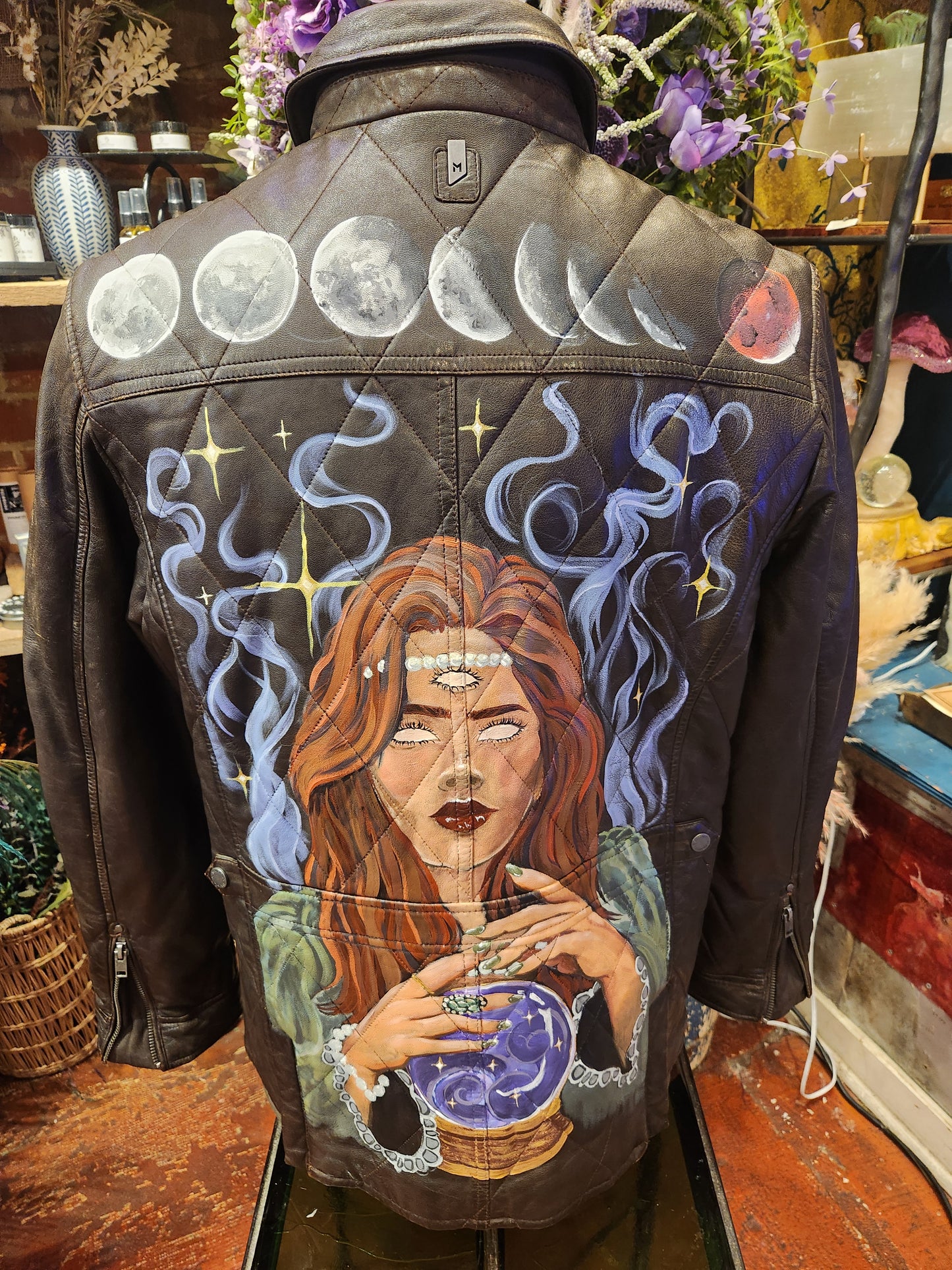 Witchy Woman Mauritius Leather Jacket - Lacey Daniels