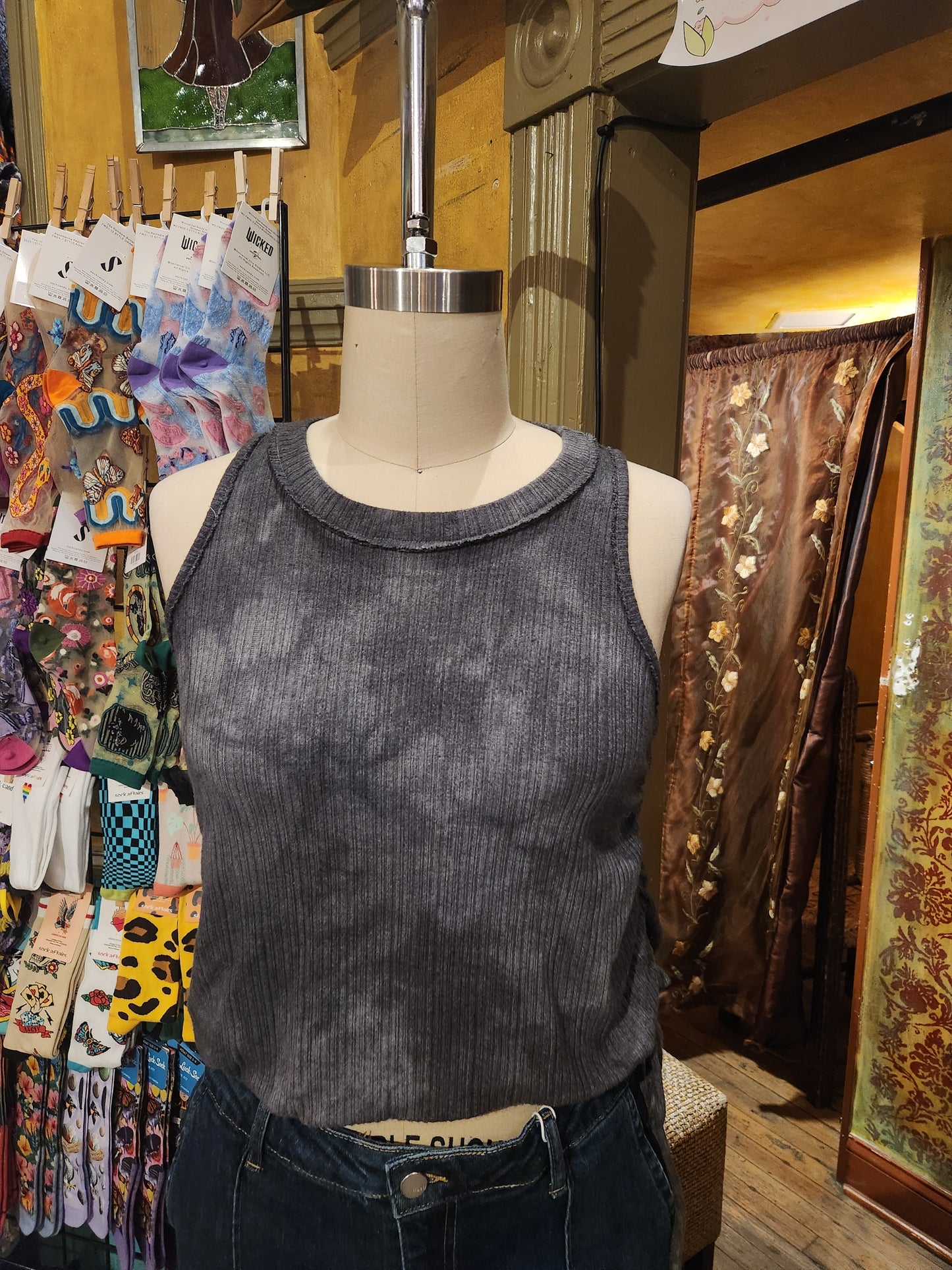 Hand Dyed 'Project Social' Tank Top