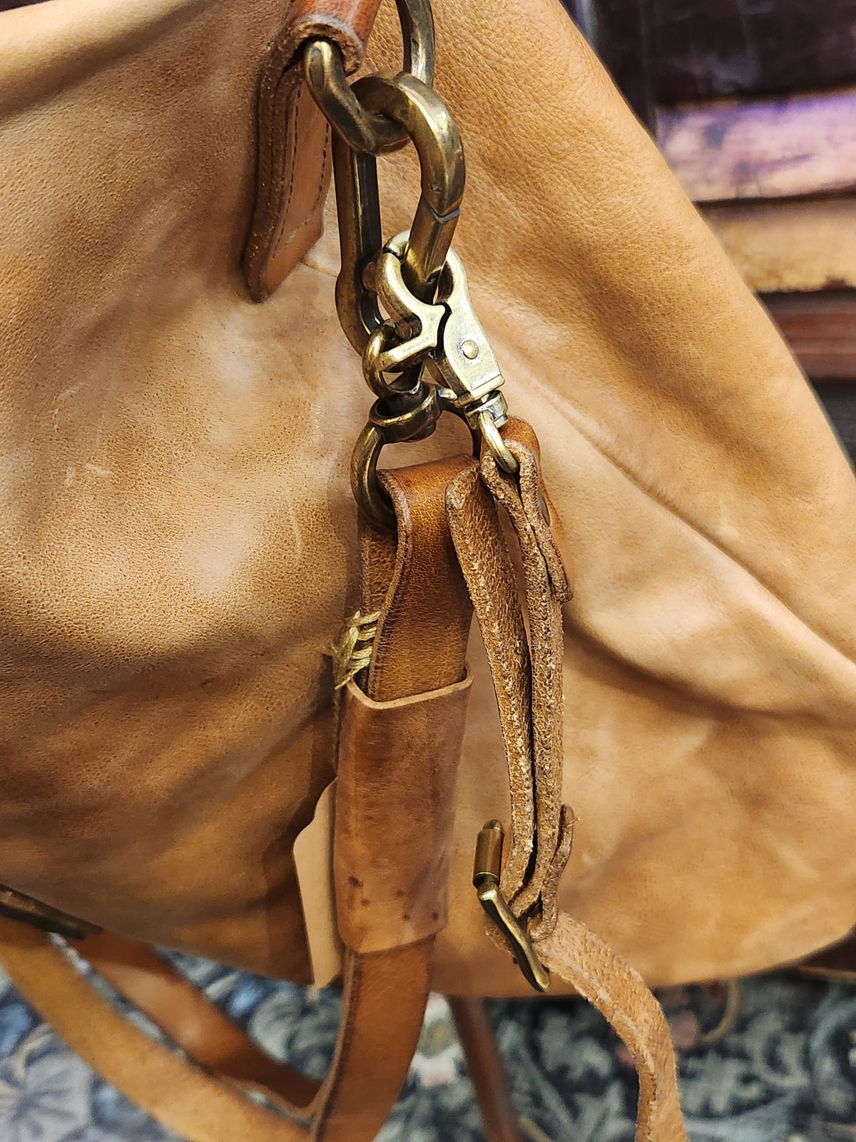 A.S.98 Leather Satchel Bag