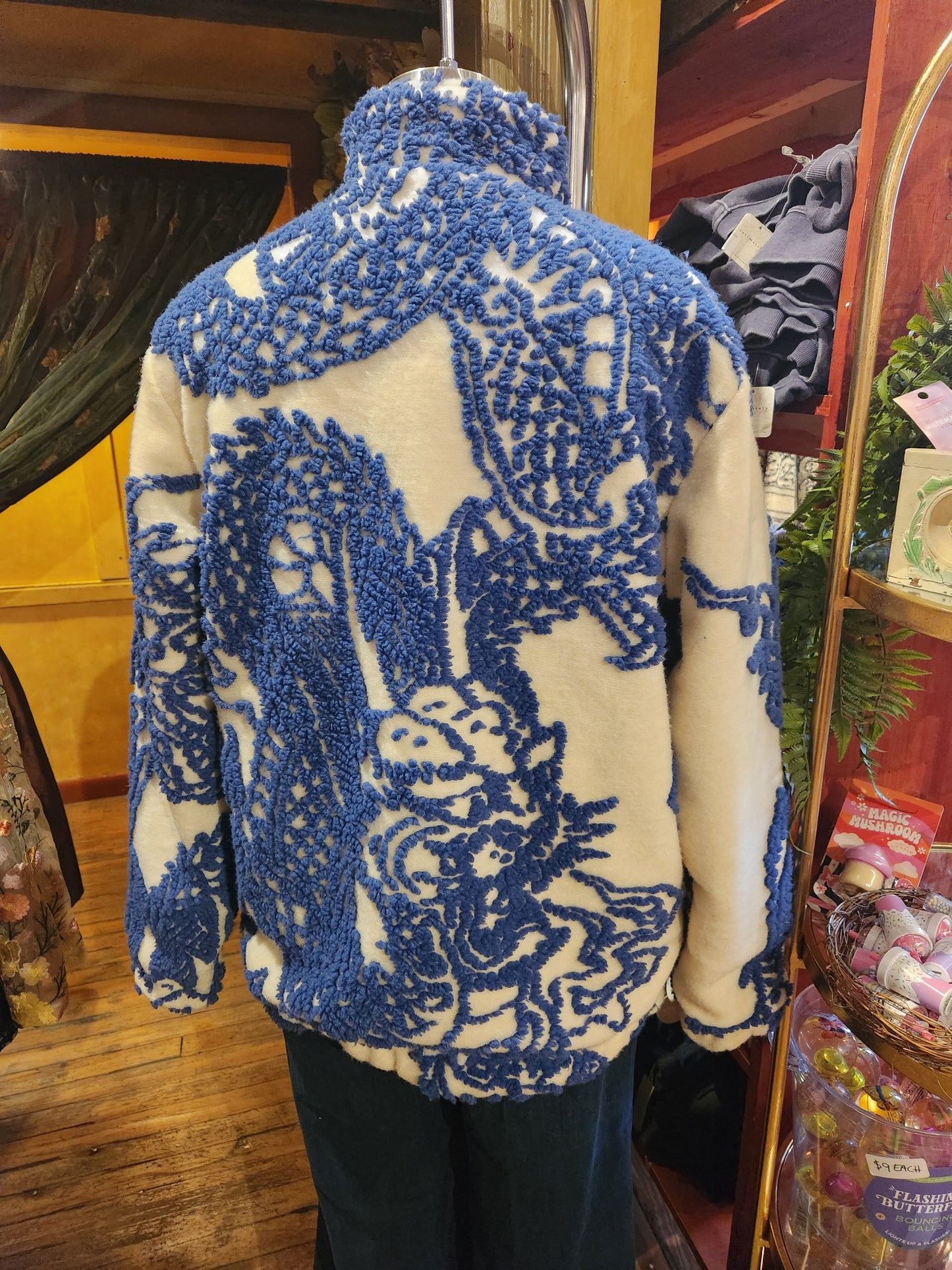 Haku Reversible Jacket - Off White/Navy