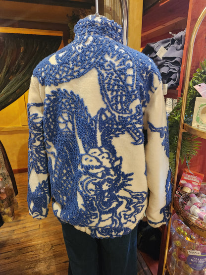 Haku Reversible Jacket - Off White/Navy