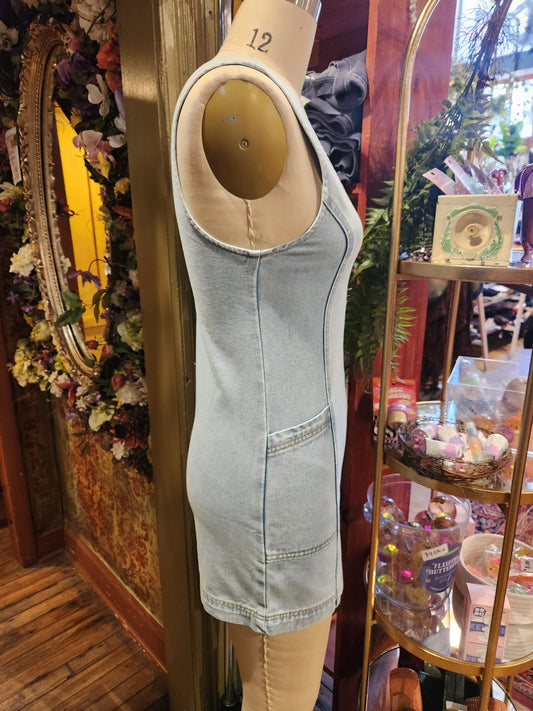 Tank Mini Dress - Skyline