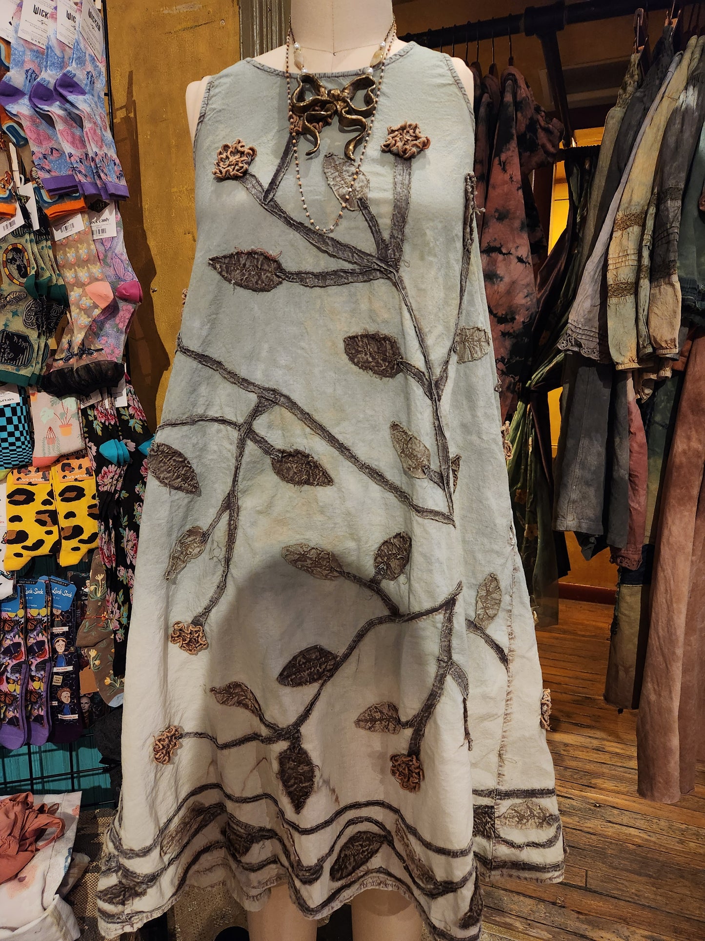 Hand Dyed 'Paperlace' Dress