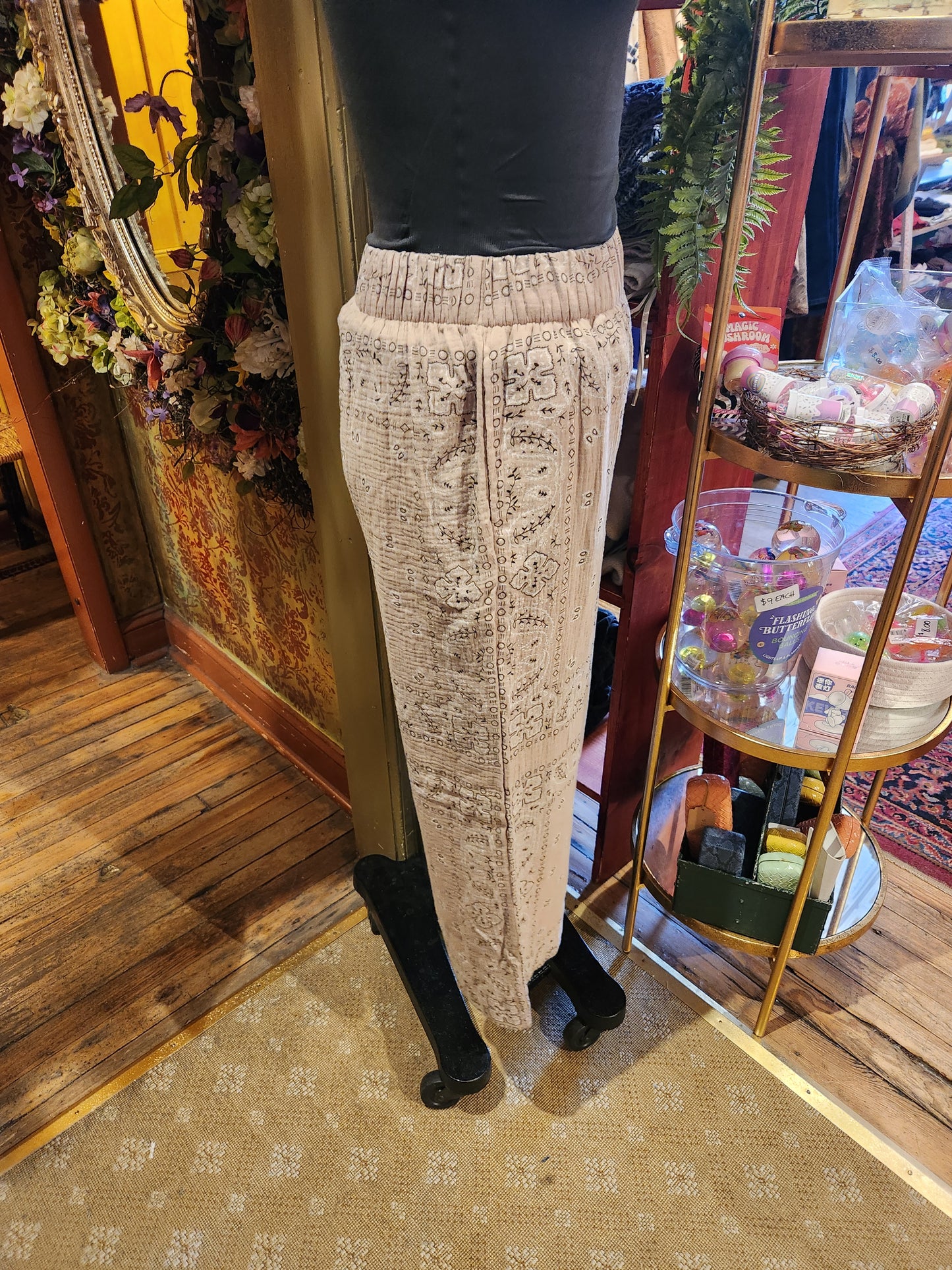 Bandana Crop Pant - Sand