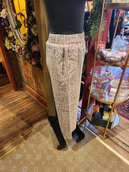 Bandana Crop Pant - Sand