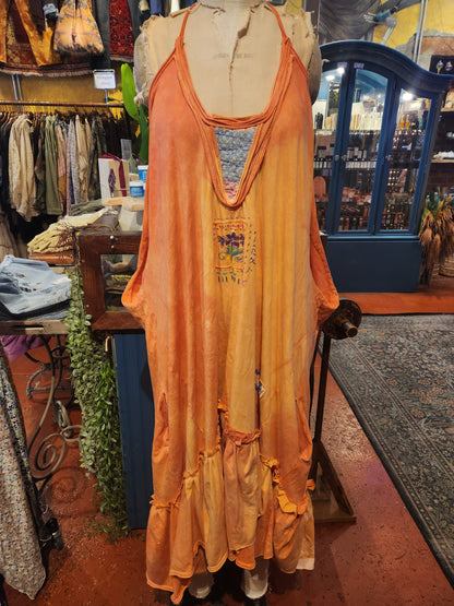 Patchwork Heart Kantha Bae Tee Dress - Rosemary St. Jacques