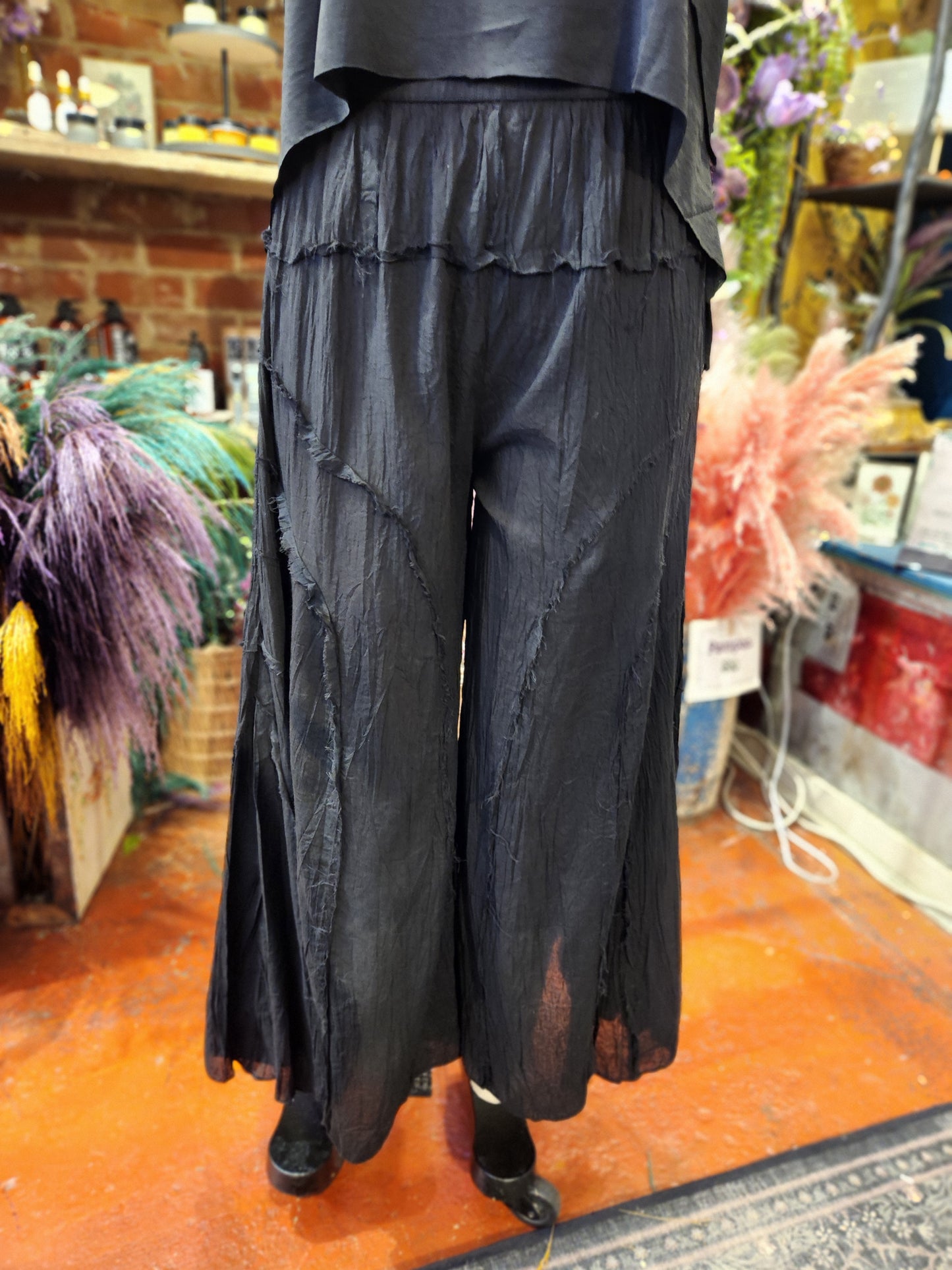 Bridge Over Water  Cotton Pant  ( multiple colors available )