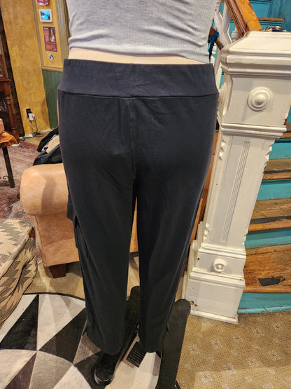 French Terry Pant - Black