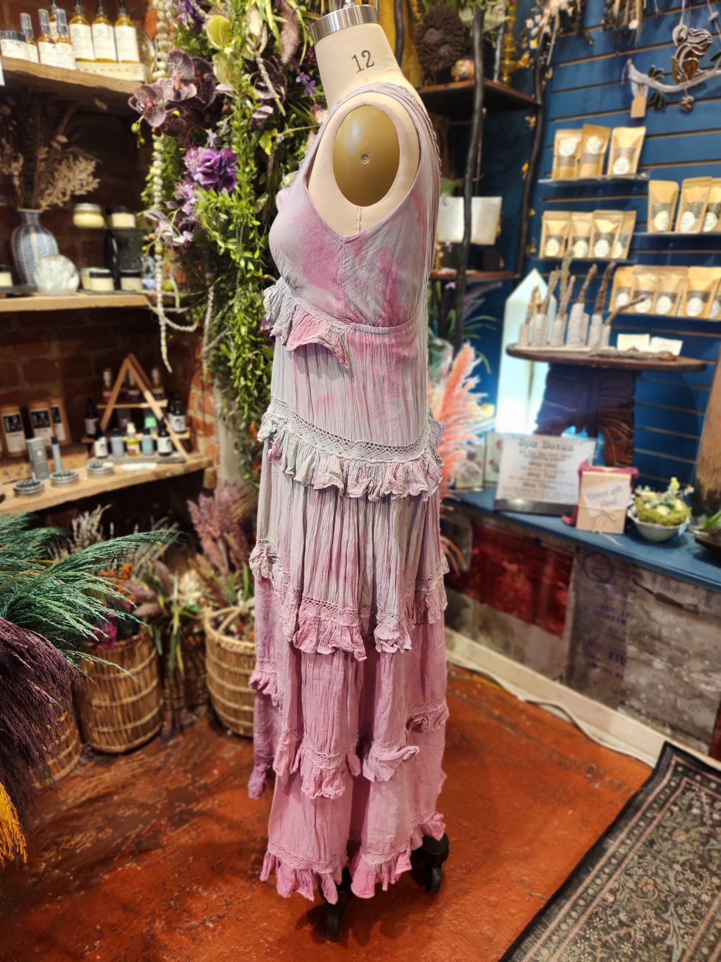 Cotton Candy Ruffle Dress