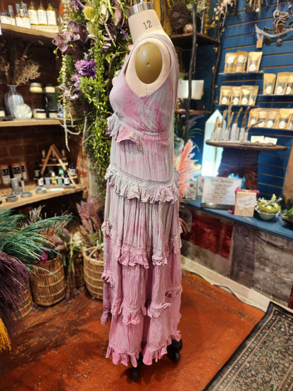 Cotton Candy Ruffle Dress