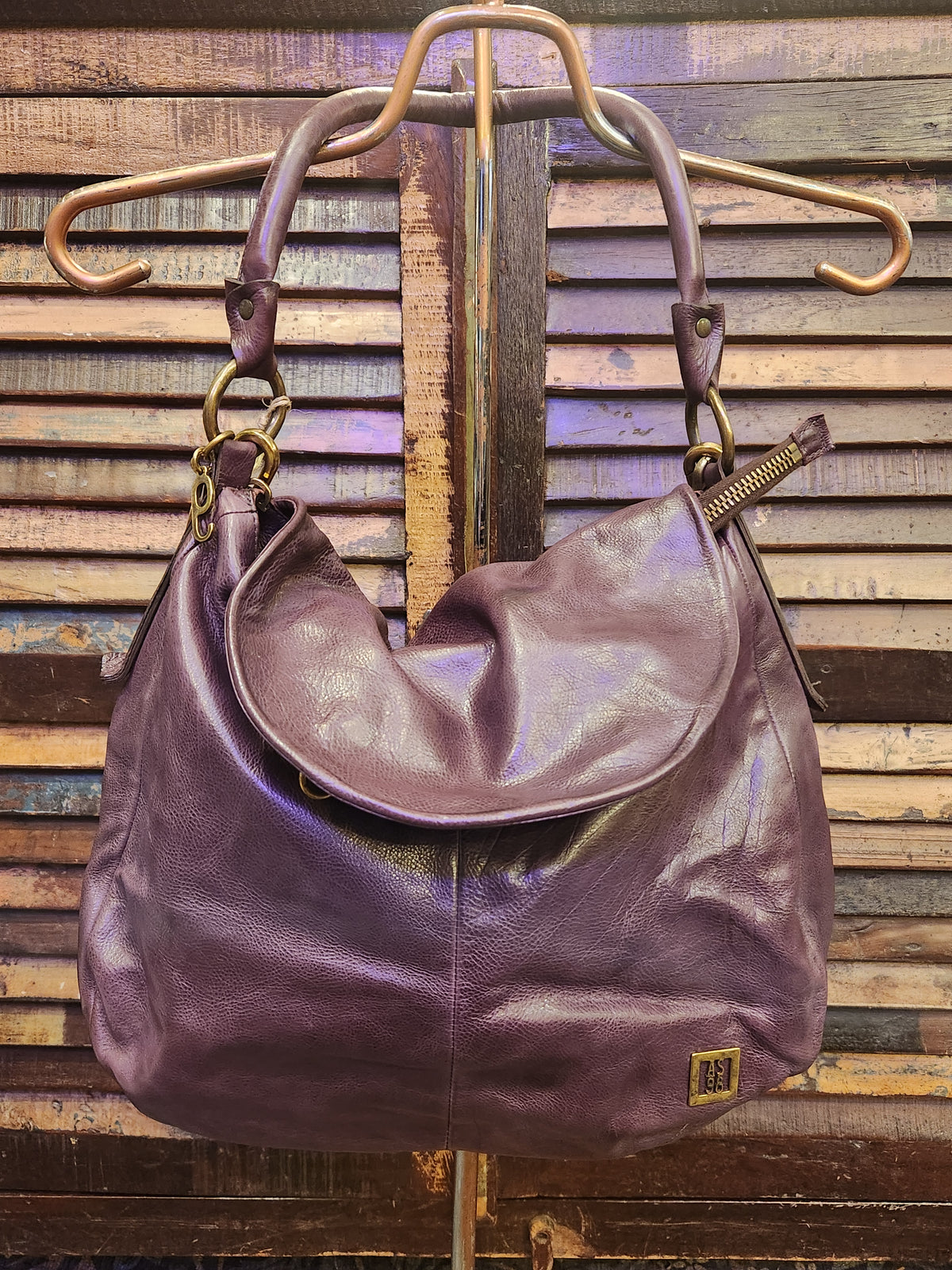 Horton Grape Leather Bag